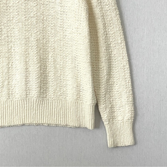 Club Monaco NWOT Cotton Knit V Neck Sweater - Picture 5 of 9